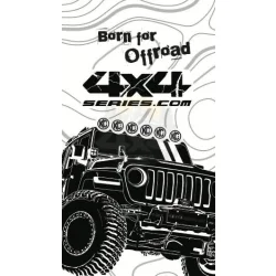 Koszulka męska Map 4x4series biały